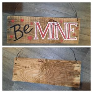 LOVE sign handpainted Valentine pallet wood original